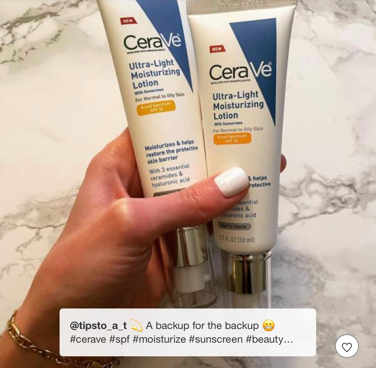 CeraVe Ultra-Light Face Lotion Moisturizer with Sunscreen - SPF 30