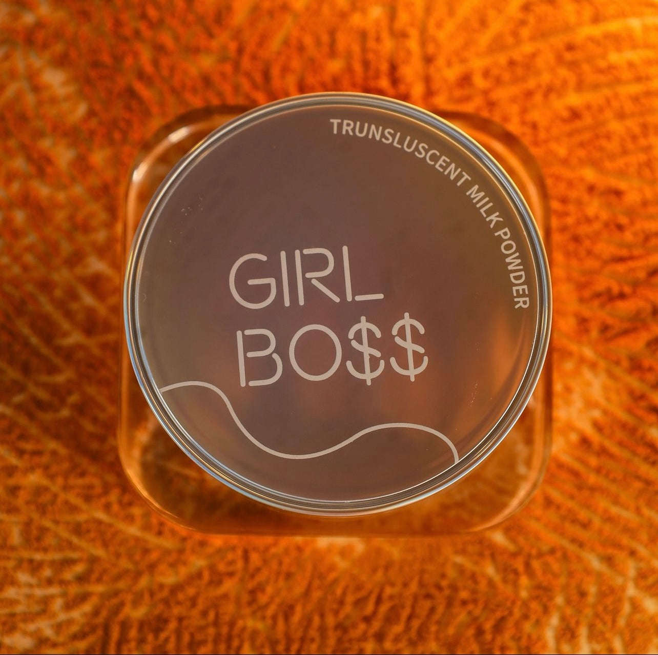 Girlboss translucent milk powder