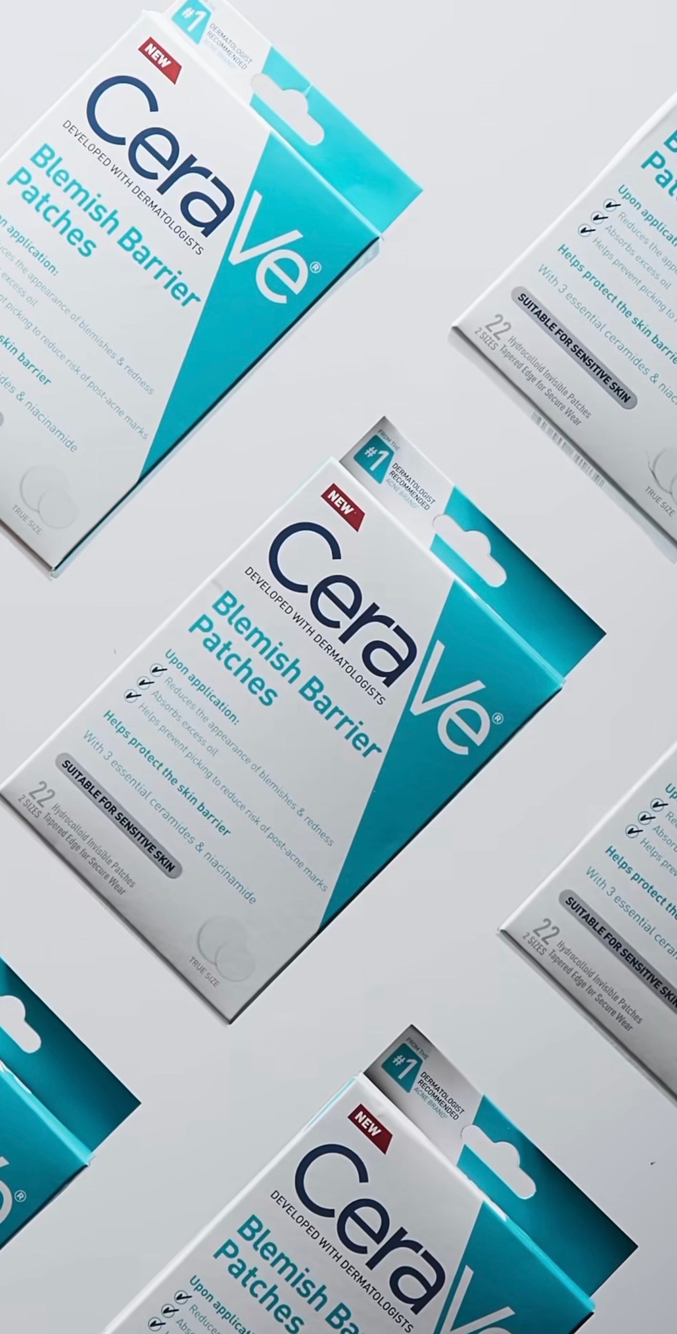 CeraVe Blemish Barrier Patches Oil-Absorbing Hydrocolloid Pimple Patches
