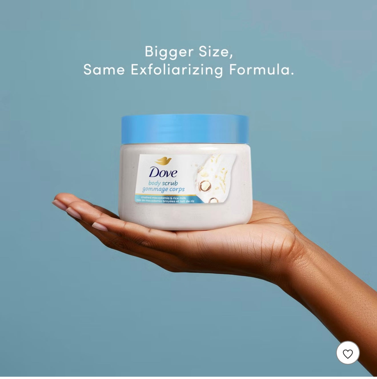 Dove Beauty Dove Exfoliating Body Scrub - Crushed Macadamia & Rice Milk - 15oz