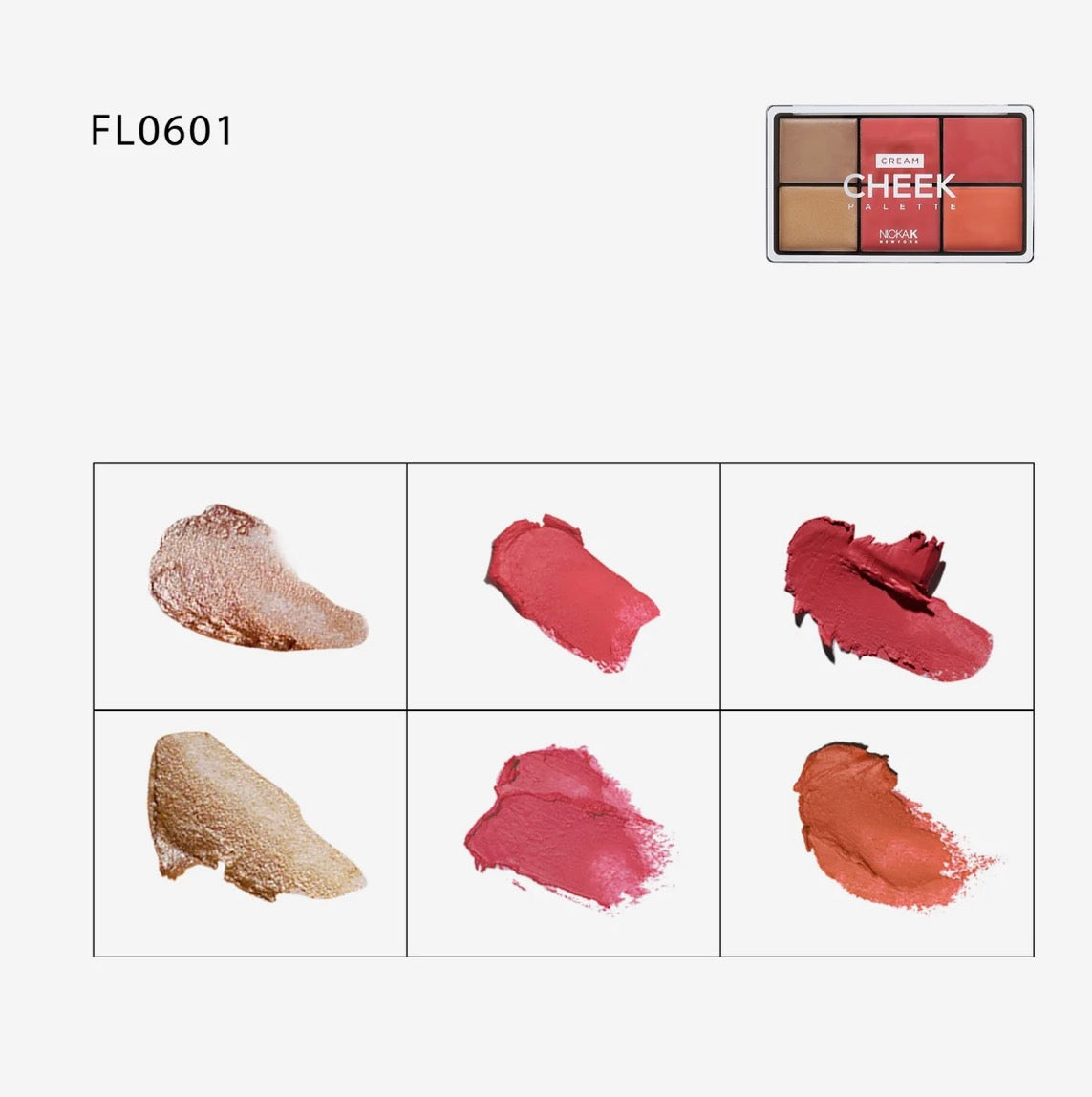 Nicka k Cream Cheek Palette