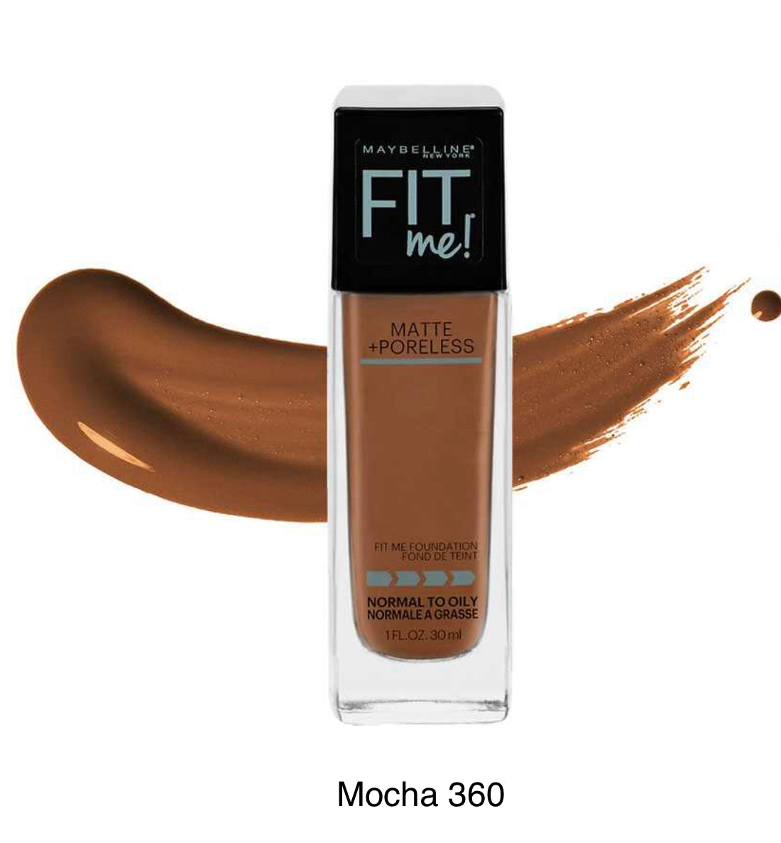 Maybelline fit me matte and poreless foundation