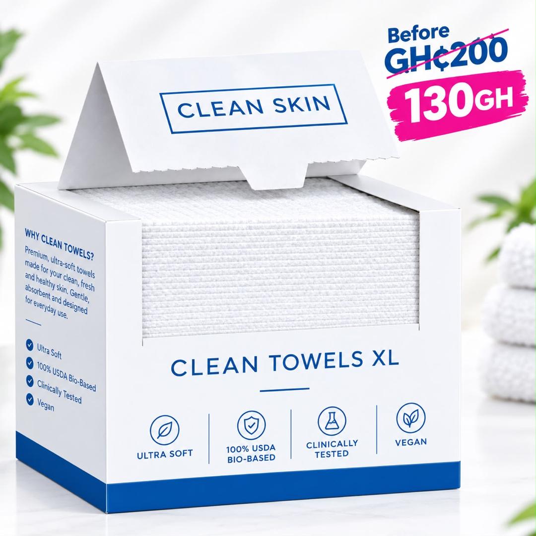 Clean skin face towel