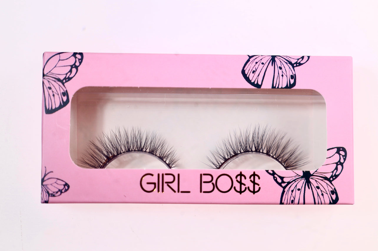 Girlboss whispy mink lashes