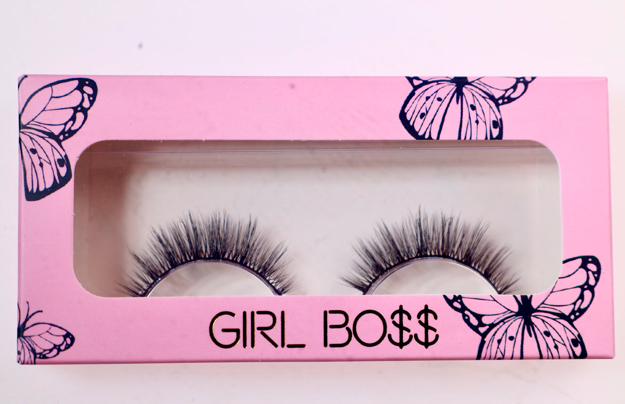 Girlboss whispy mink lashes