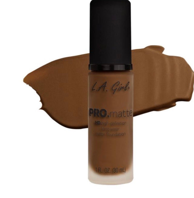 La girl pro matte hd long wear foundation