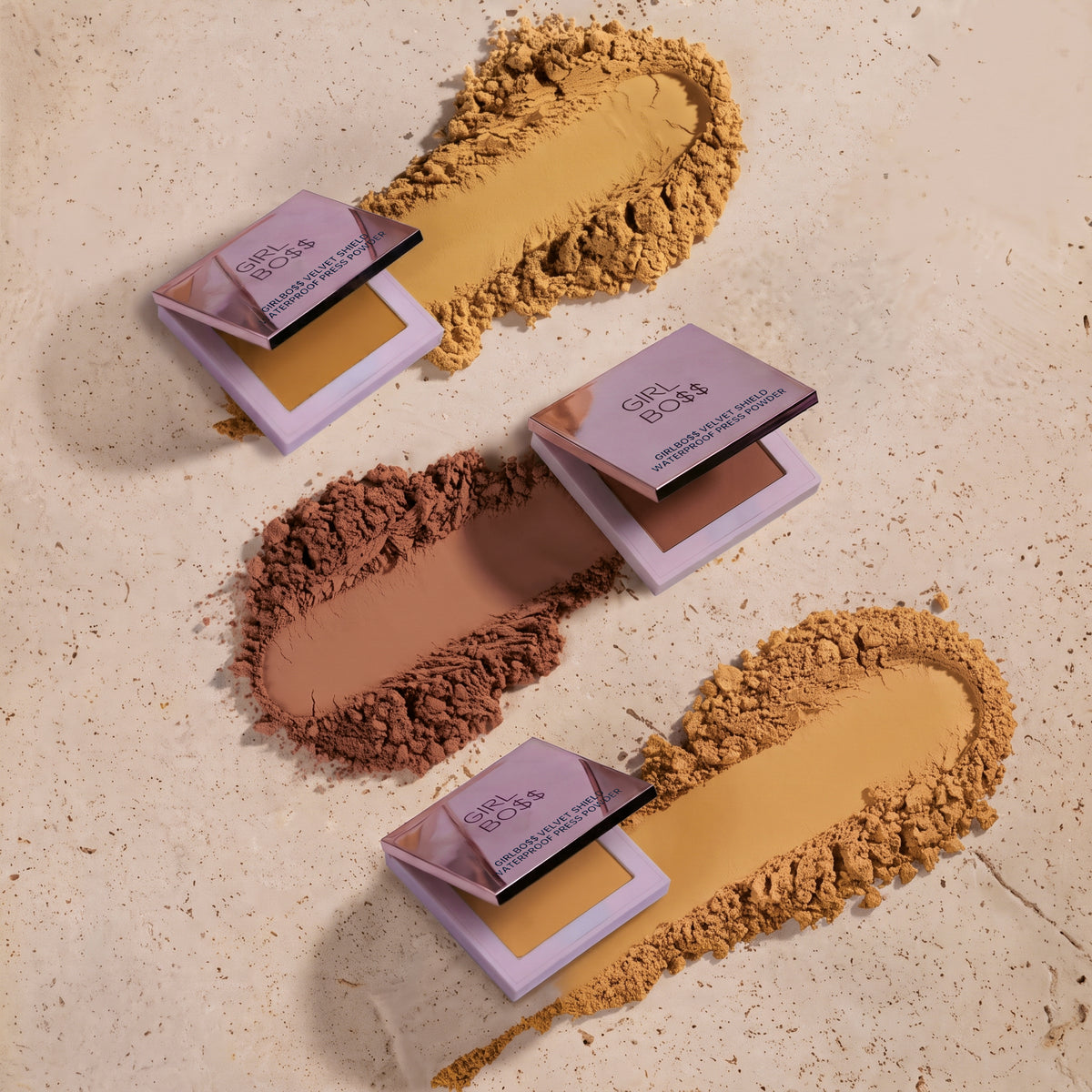 Girlboss velvet shield waterproof press powder