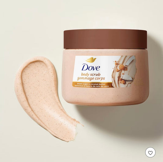 Dove Beauty Exfoliating Body Scrub - Brown Sugar & Coconut Butter - 15oz