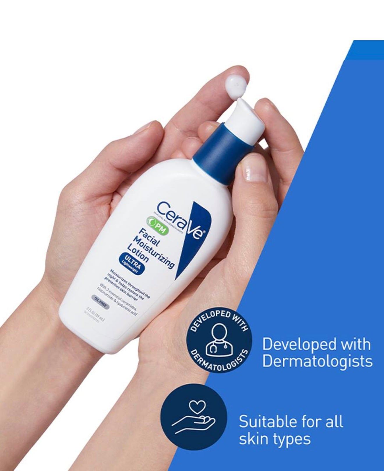 CeraVe PM Facial Moisturizing Lotion