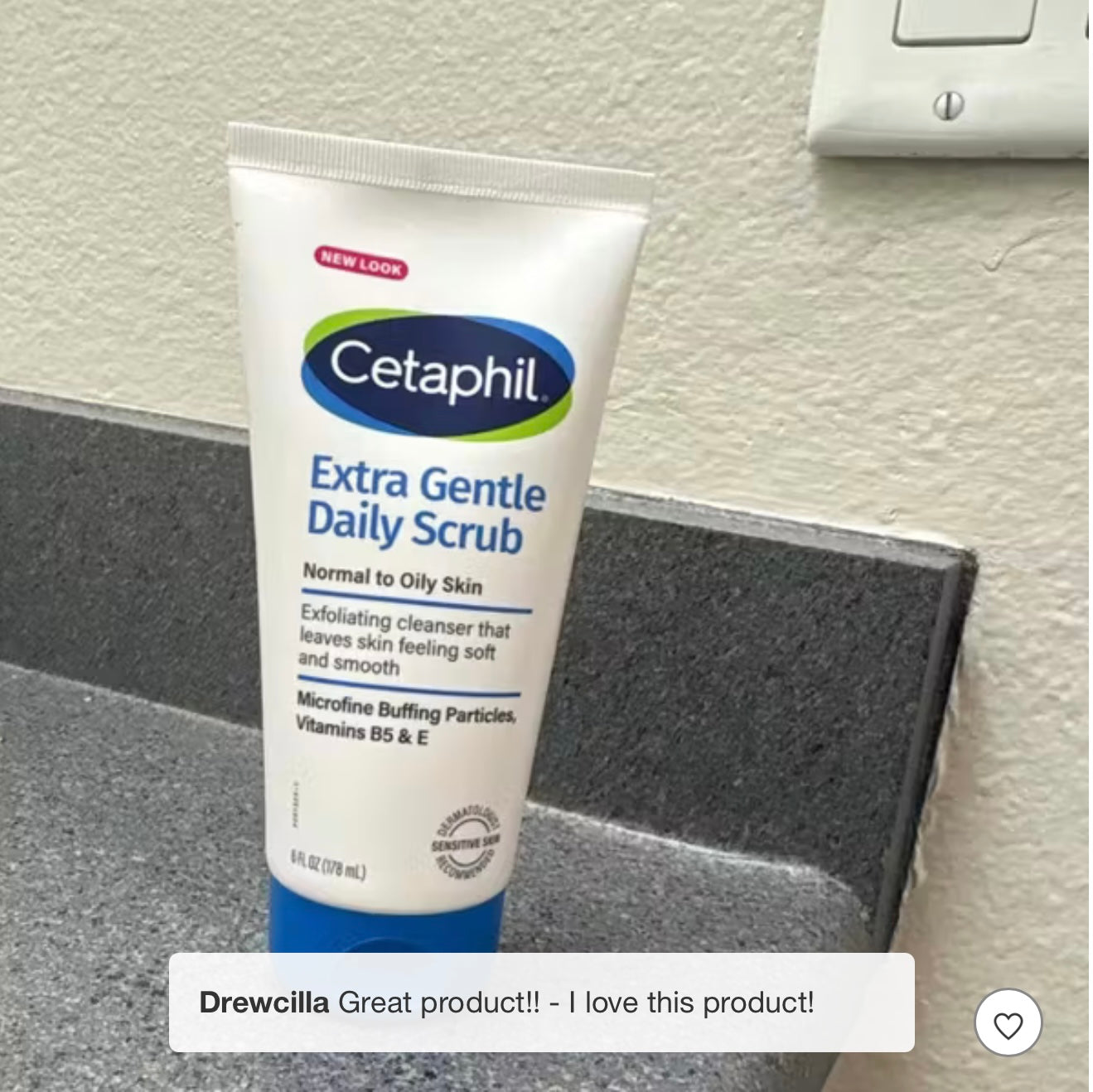 Cetaphil extra gentle daily scrub