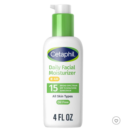Cetaphil Daily Face Moisturizer Sunscreen Lotion - SPF 15