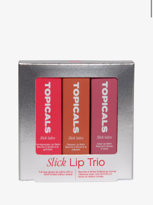 Topicals slick lip trio