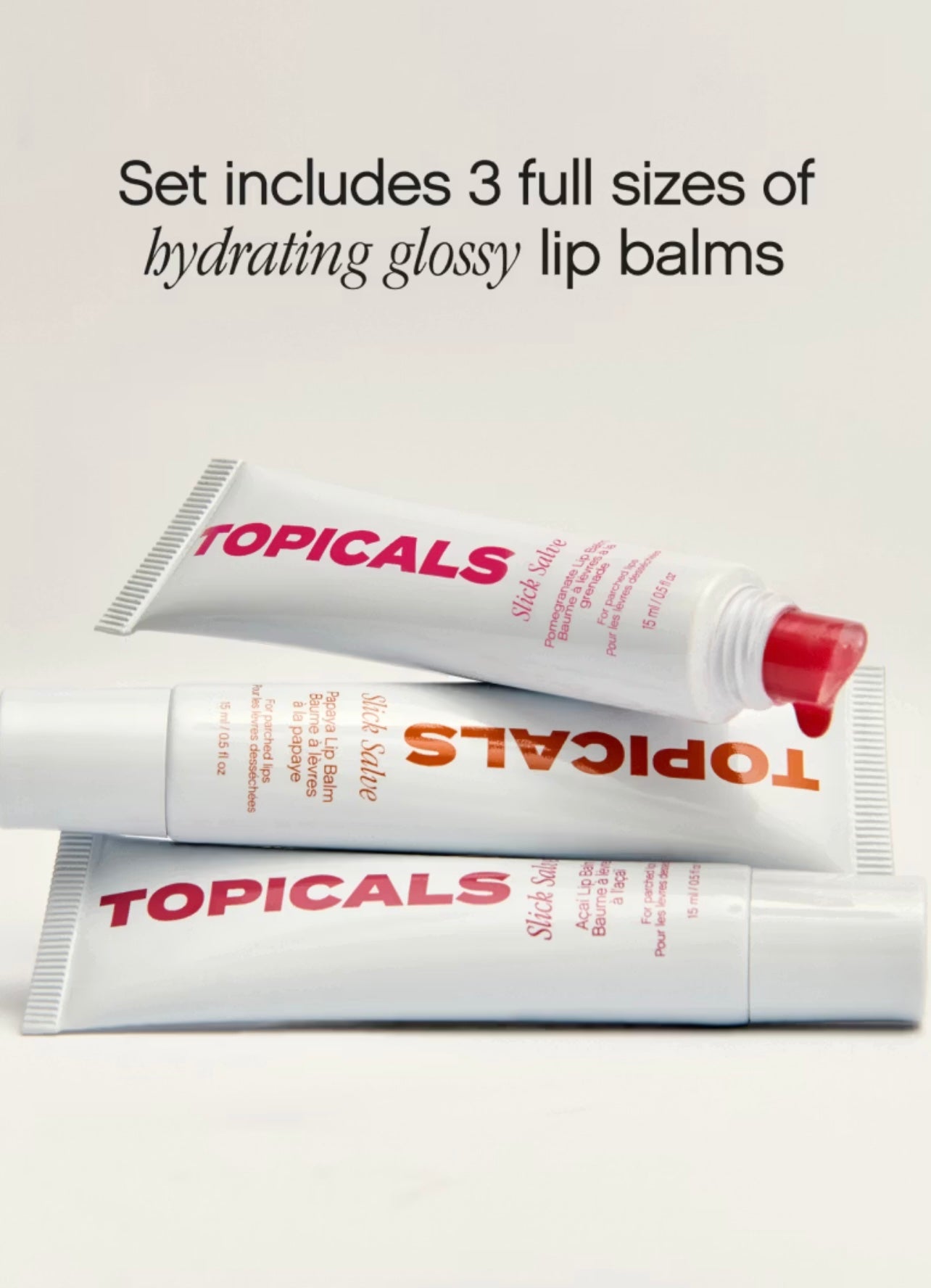 Topicals slick lip trio