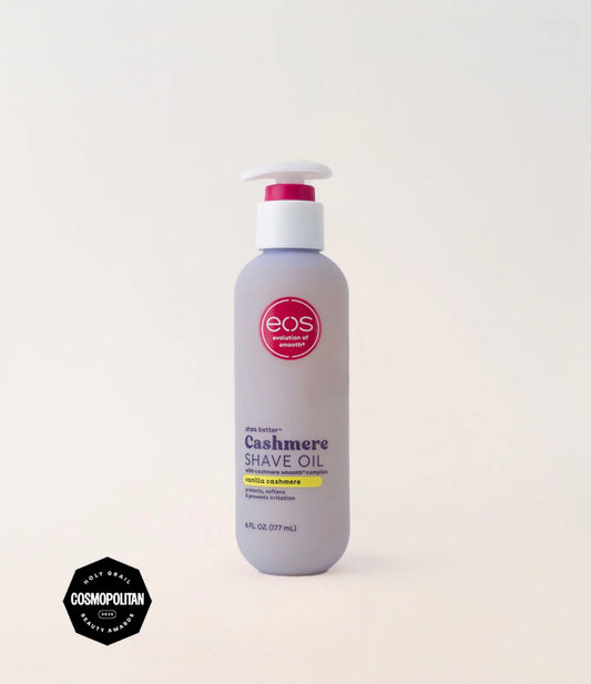 eos vanilla cashmere shave oil