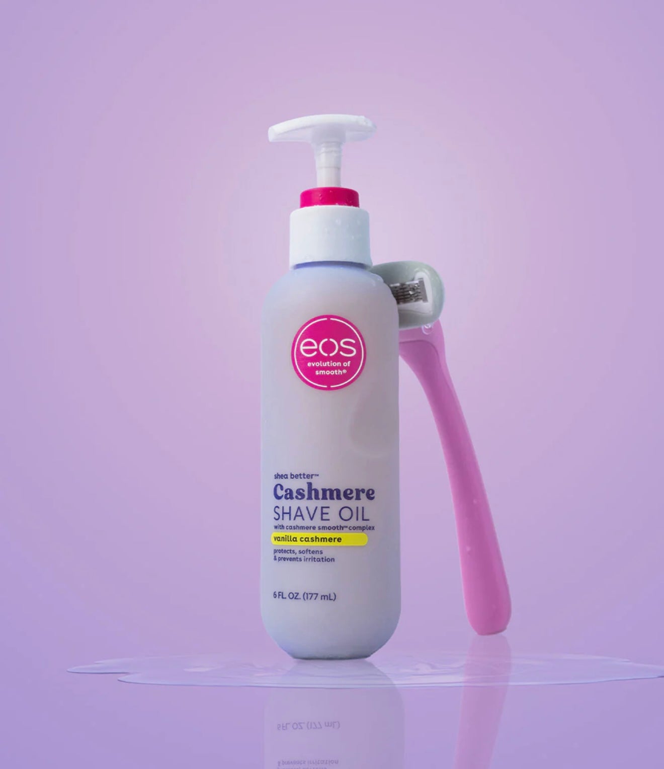 eos vanilla cashmere shave oil