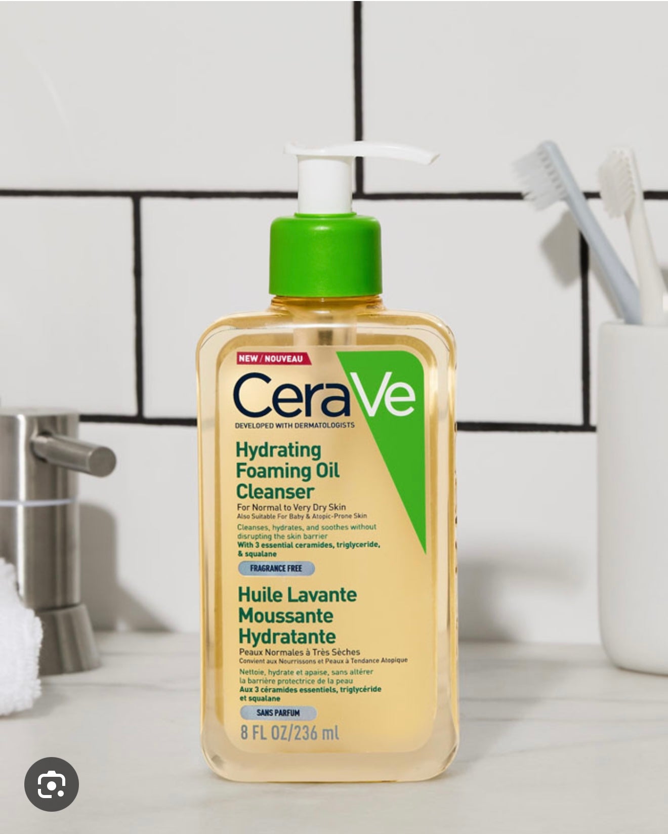 CeraVe Hydrating Foaming Oil Cleanser