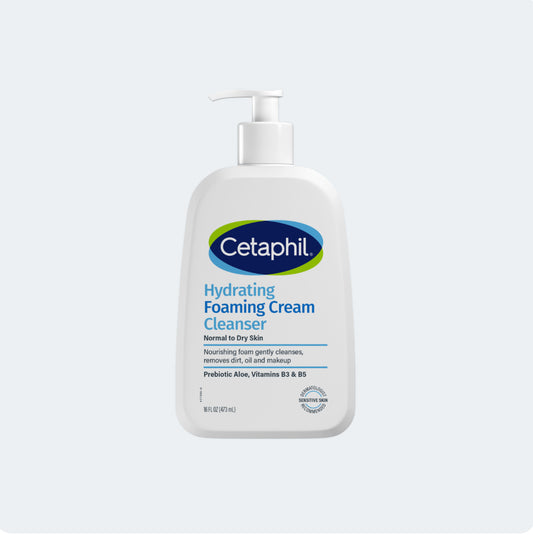 Cetaphil hydrating foaming cream cleanser