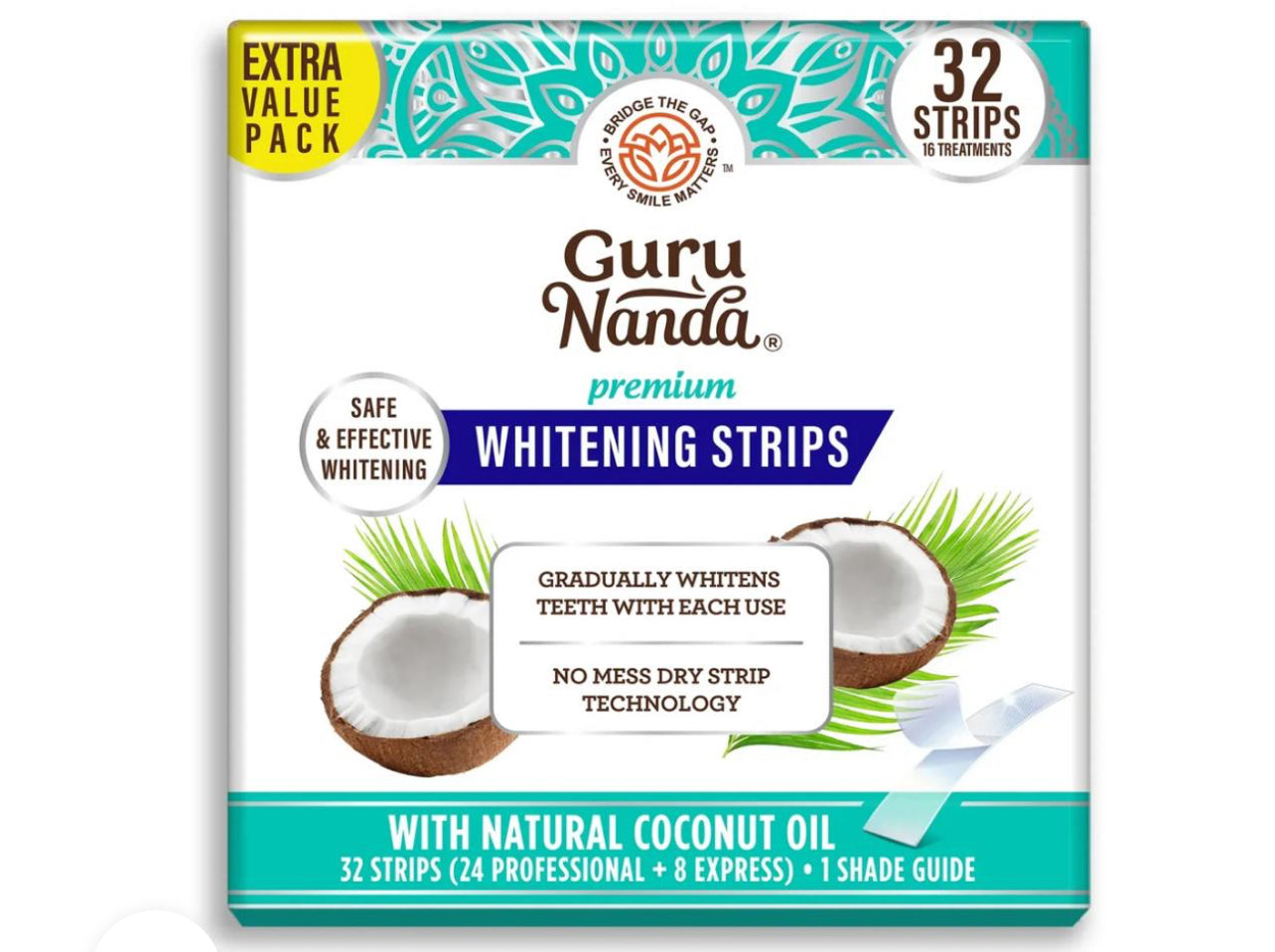 Guru Nanda whitening strips 32