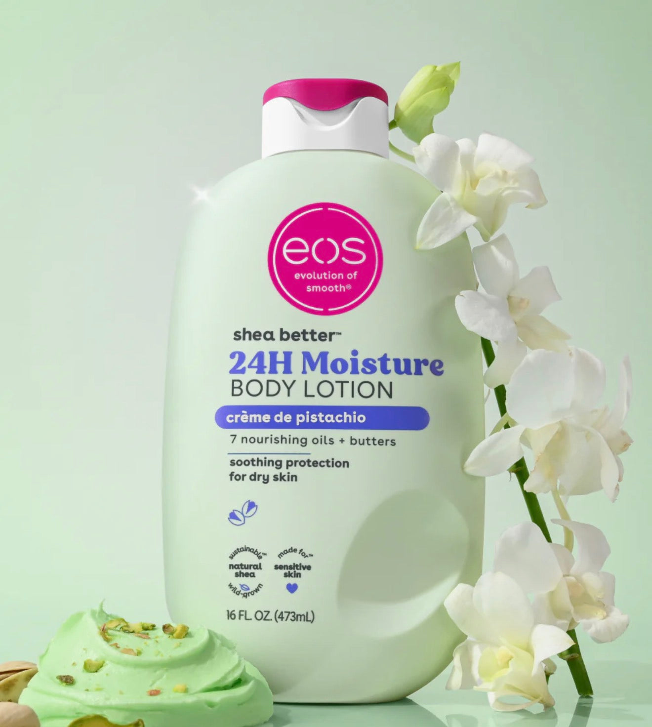 Eos Crème de Pistachio
Body Lotion