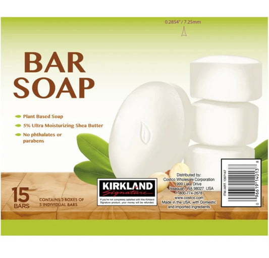 Kirkland Bar Soap with Shea Butter