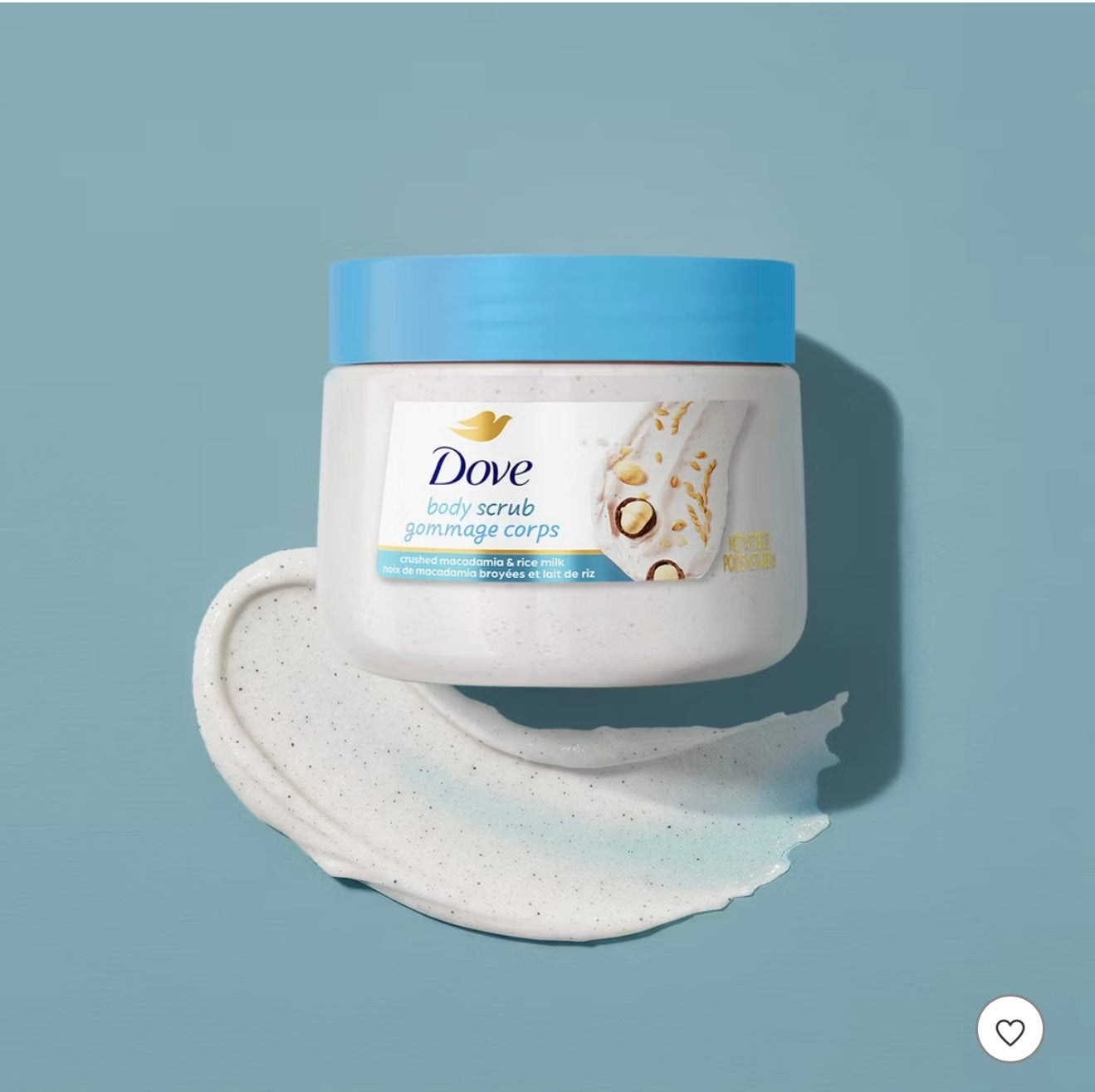 Dove Beauty Dove Exfoliating Body Scrub - Crushed Macadamia & Rice Milk - 15oz