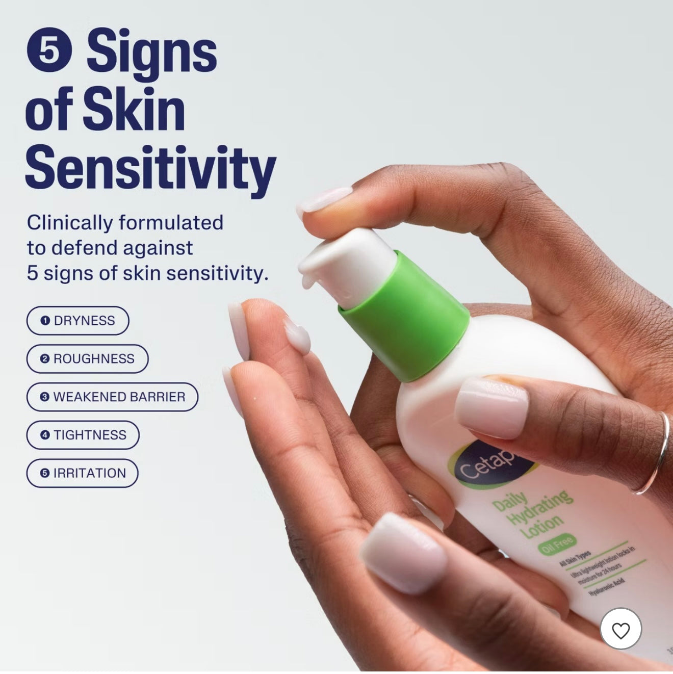 Cetaphil Hydrating Oil-Free Face Lotion Moisturizer with Hyaluronic Acid - 3 fl oz