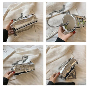 Cylinder silver bag