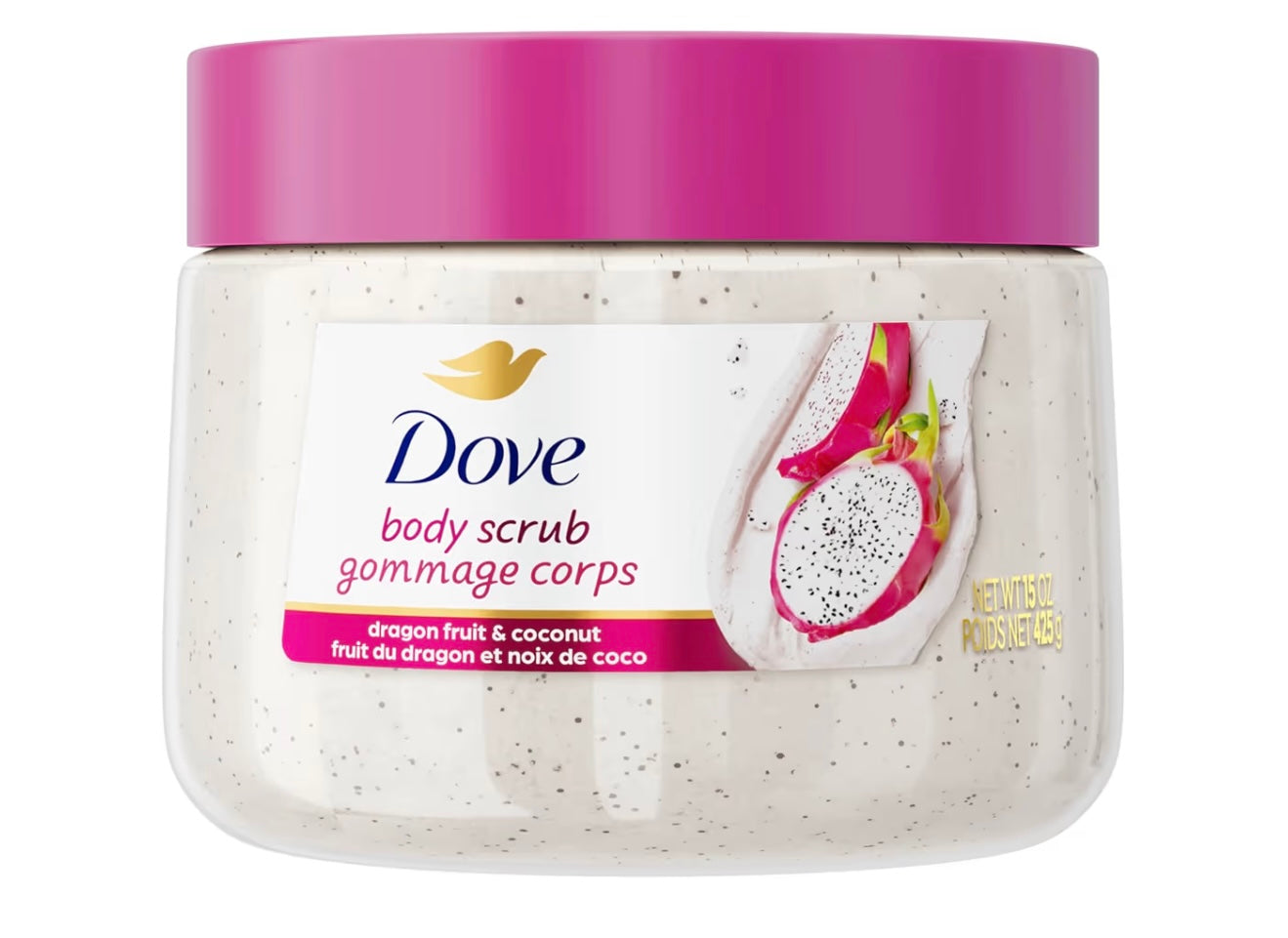 Dove Dragon Fruit & Coconut Body Scrub 15oz