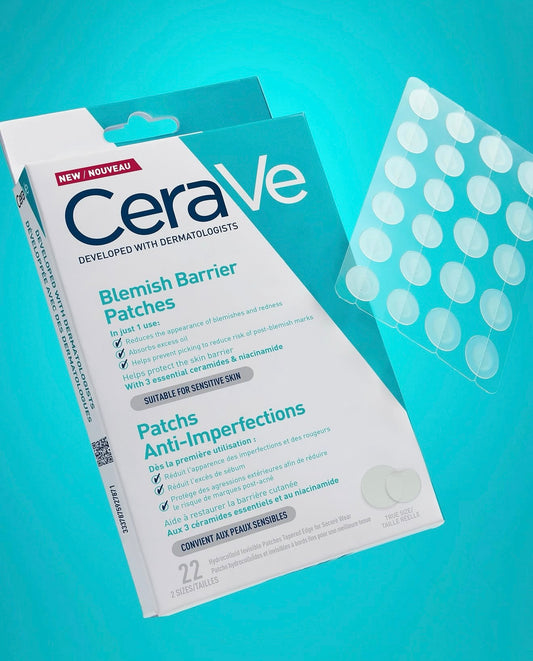 CeraVe Blemish Barrier Patches Oil-Absorbing Hydrocolloid Pimple Patches