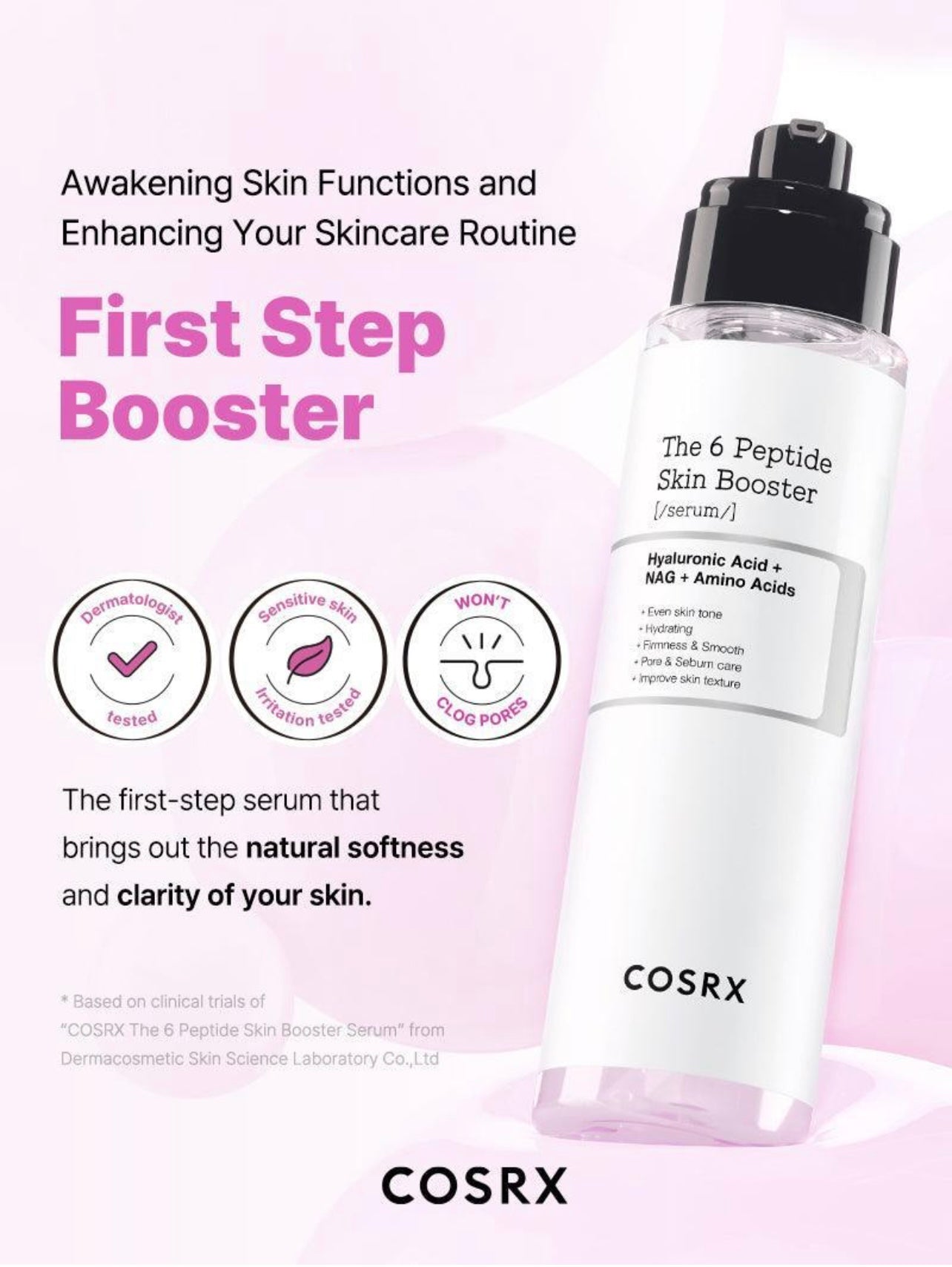 COSRX THE 6 PEPTIDE SKIN BOOSTER SERUM