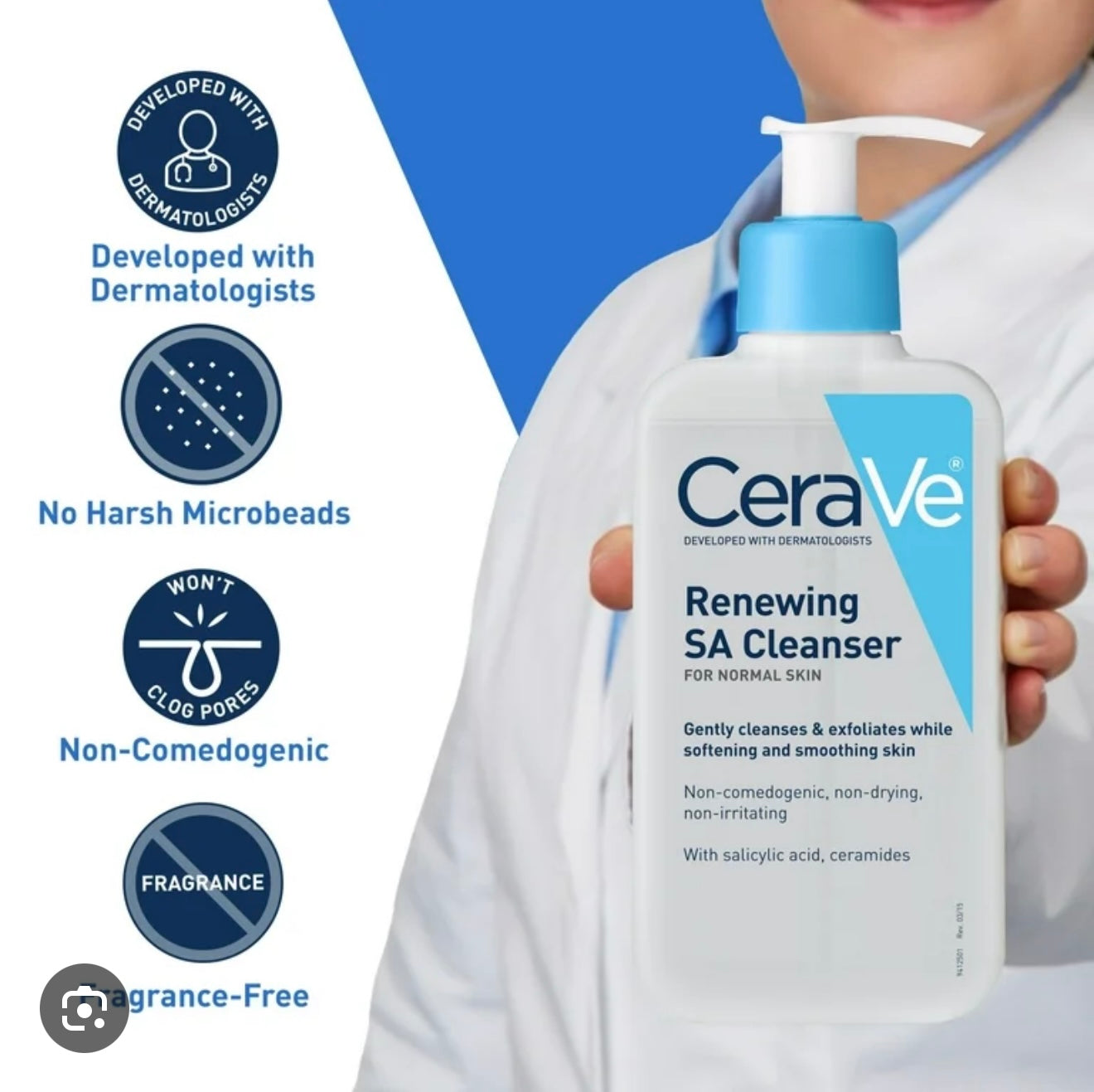 Cerave sa renewing cleanser