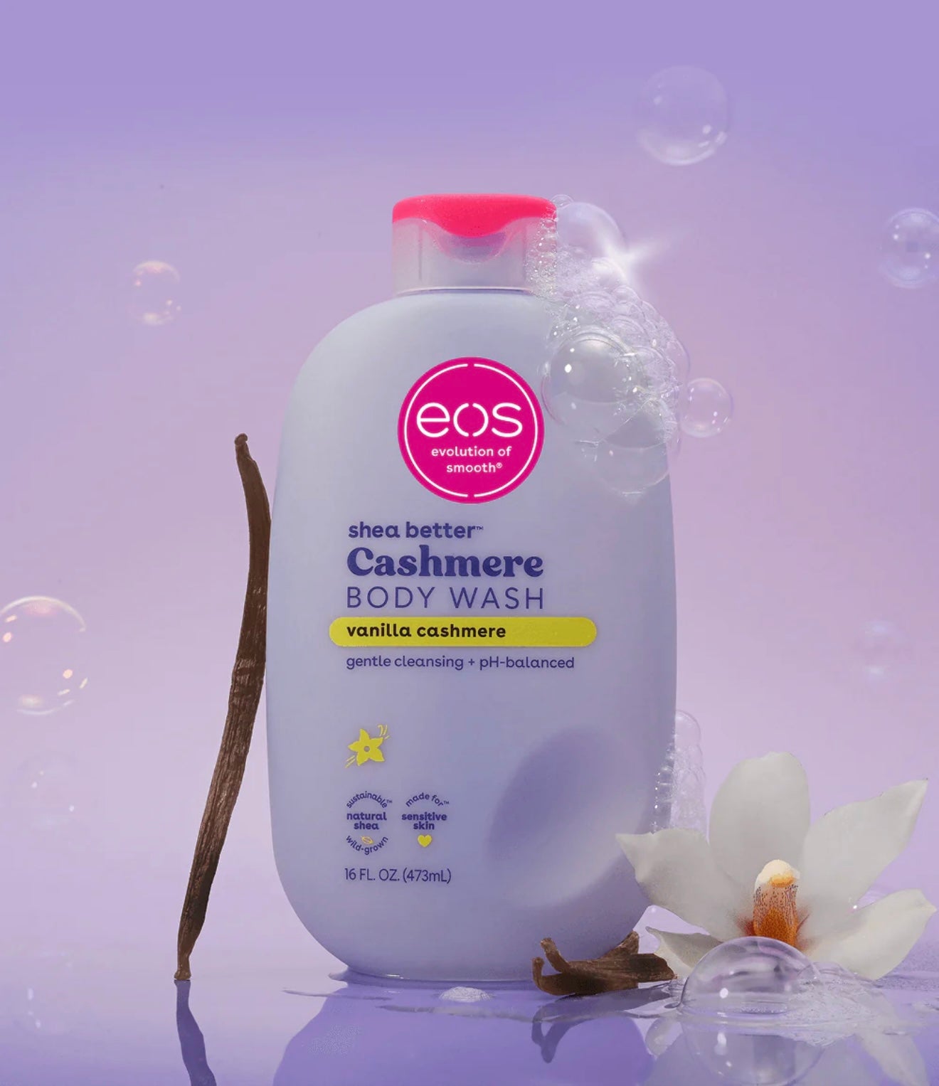 eos vanilla cashmere body wash