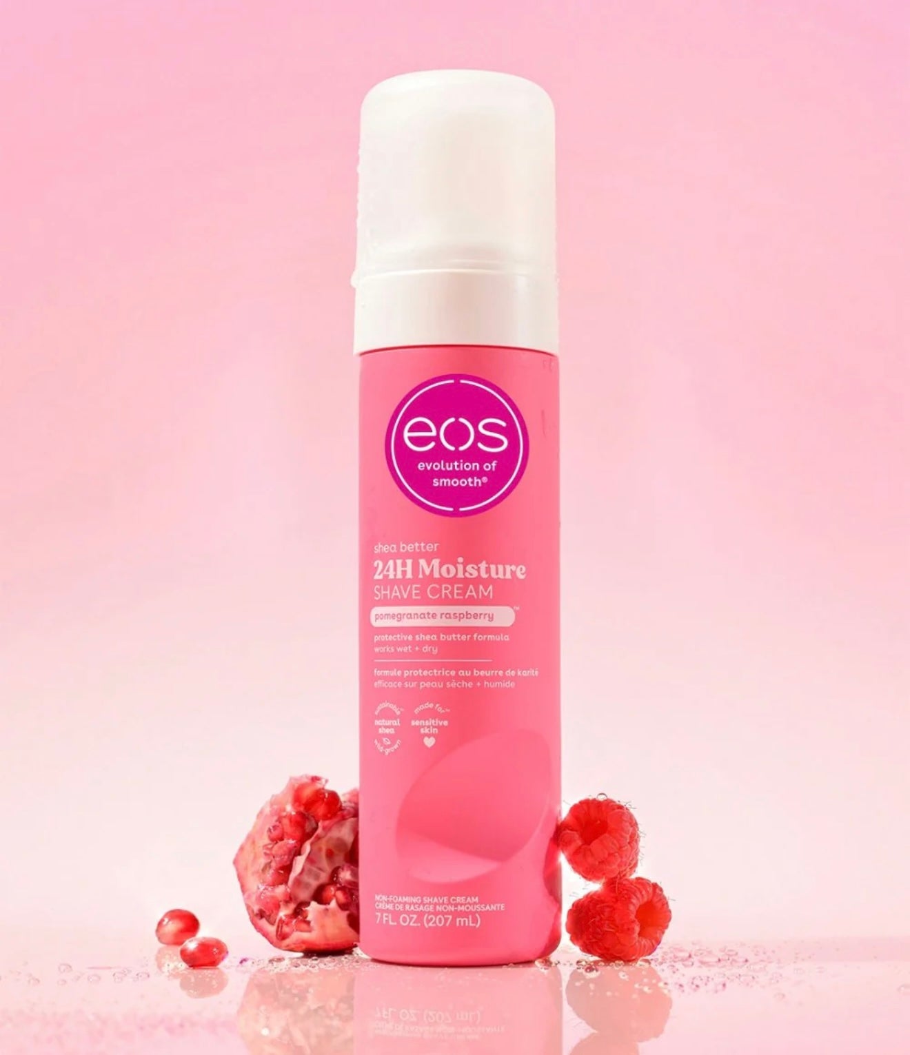 eos pomegranate raspberry shave cream
