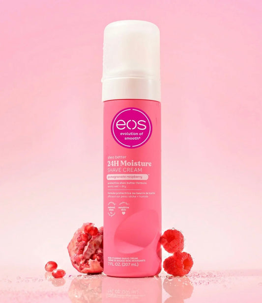 eos pomegranate raspberry shave cream