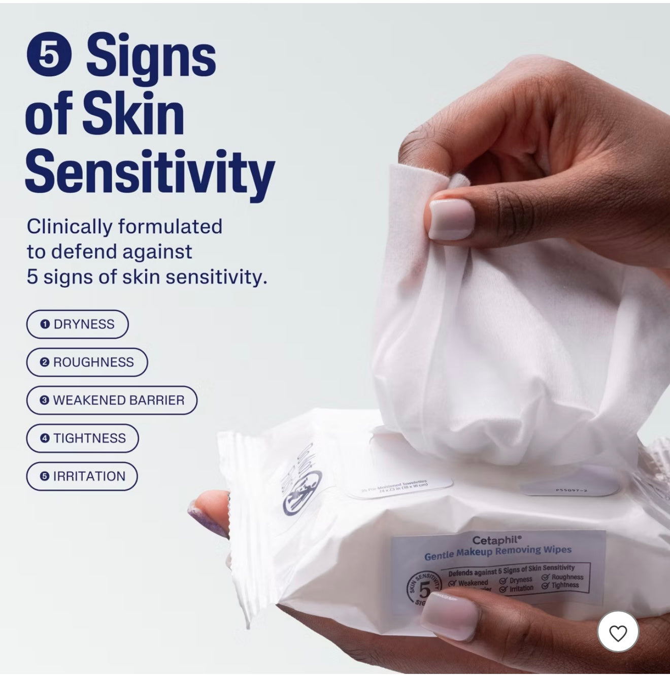 Cetaphil Makeup Remover Wipes for All Skin Types - Unscented