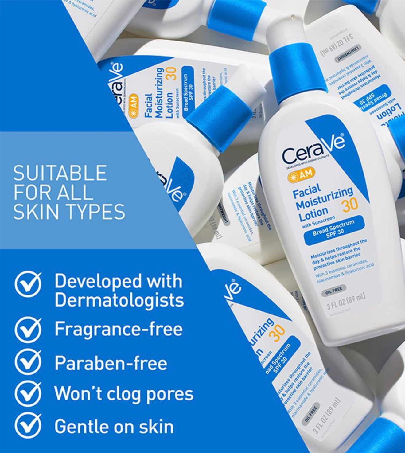 CeraVe AM Facial Moisturizing Lotion SPF 30
