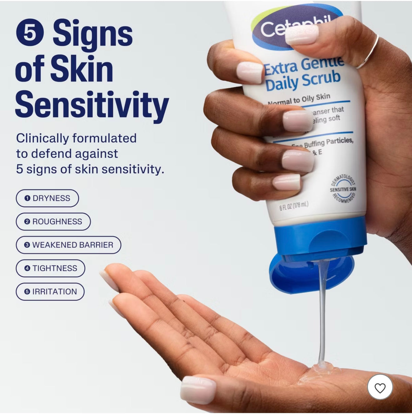 Cetaphil extra gentle daily scrub
