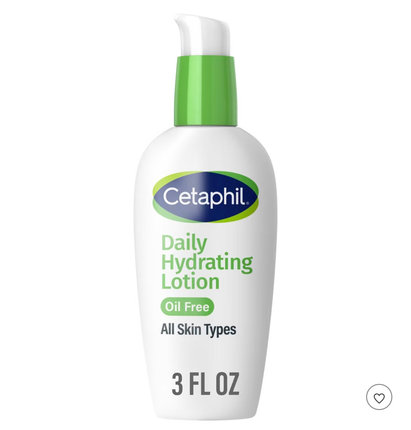 Cetaphil Hydrating Oil-Free Face Lotion Moisturizer with Hyaluronic Acid - 3 fl oz