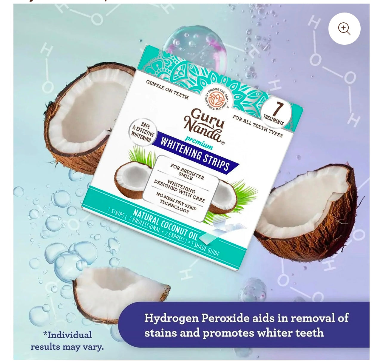Guru Nanda WHITENING STRIPS (7-DAY TREATMENT) 14 strips