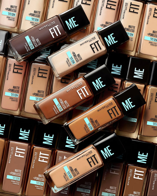 Maybelline fit me matte and poreless foundation