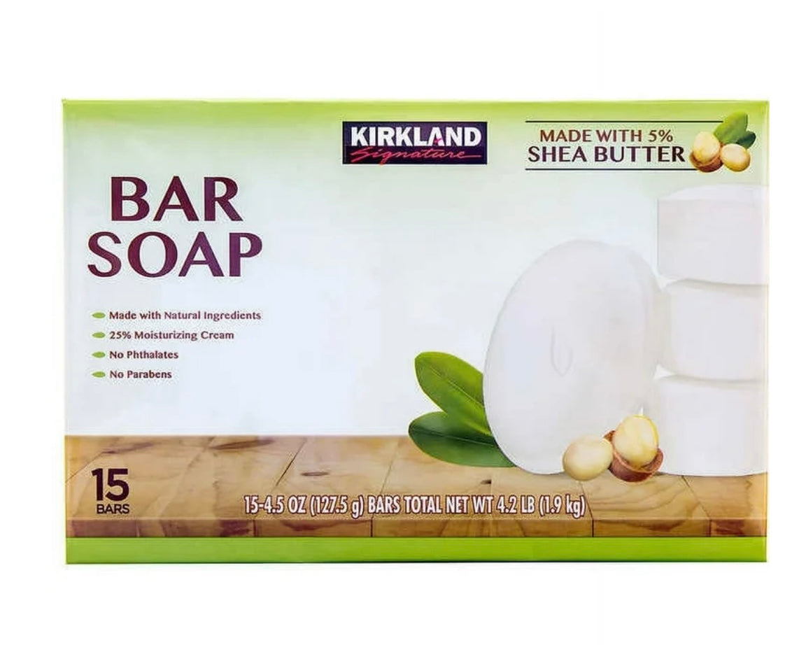Kirkland Bar Soap with Shea Butter