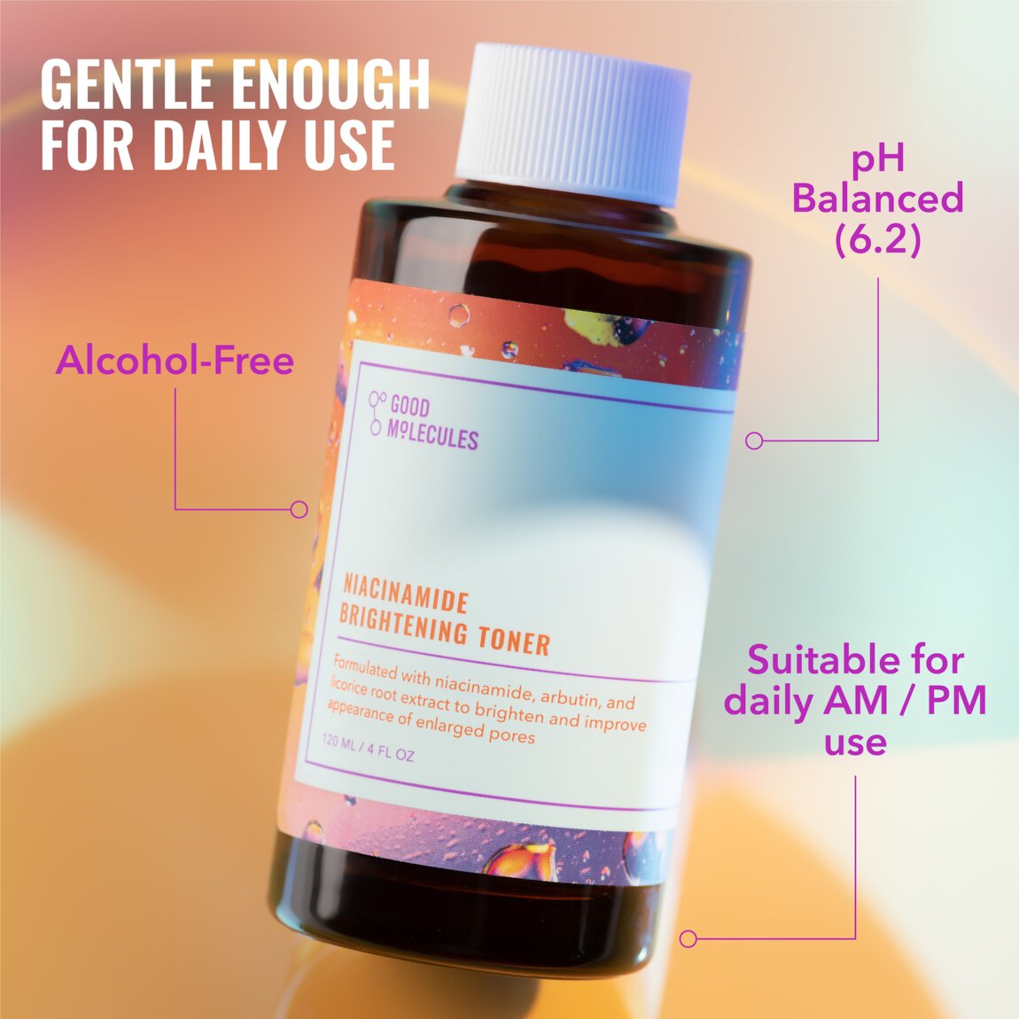 GOOD MOLECULES NIACINAMIDE BRIGHTENING TONER. 30ml