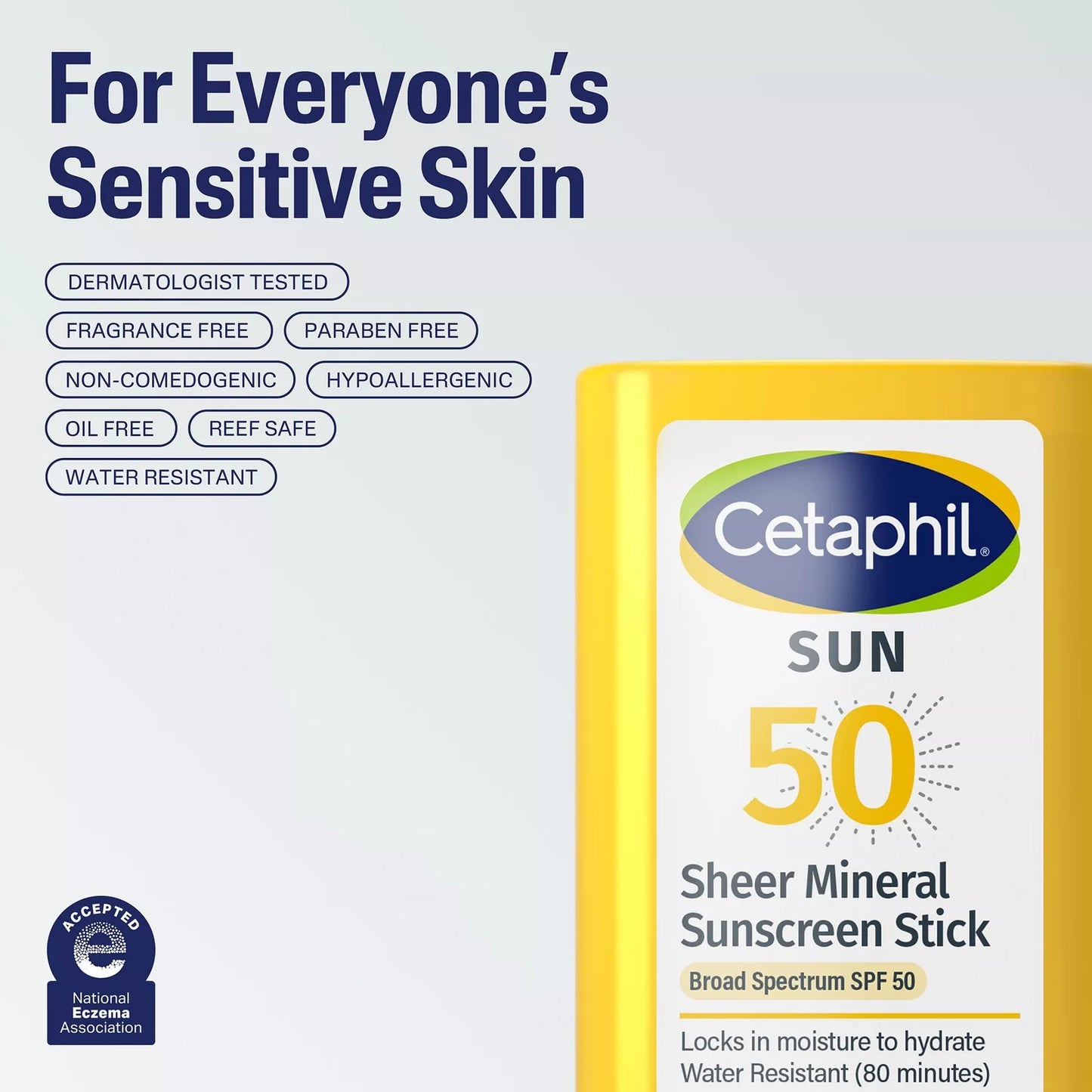 Cetaphil Sheer Mineral Sunscreen Stick SPF 50