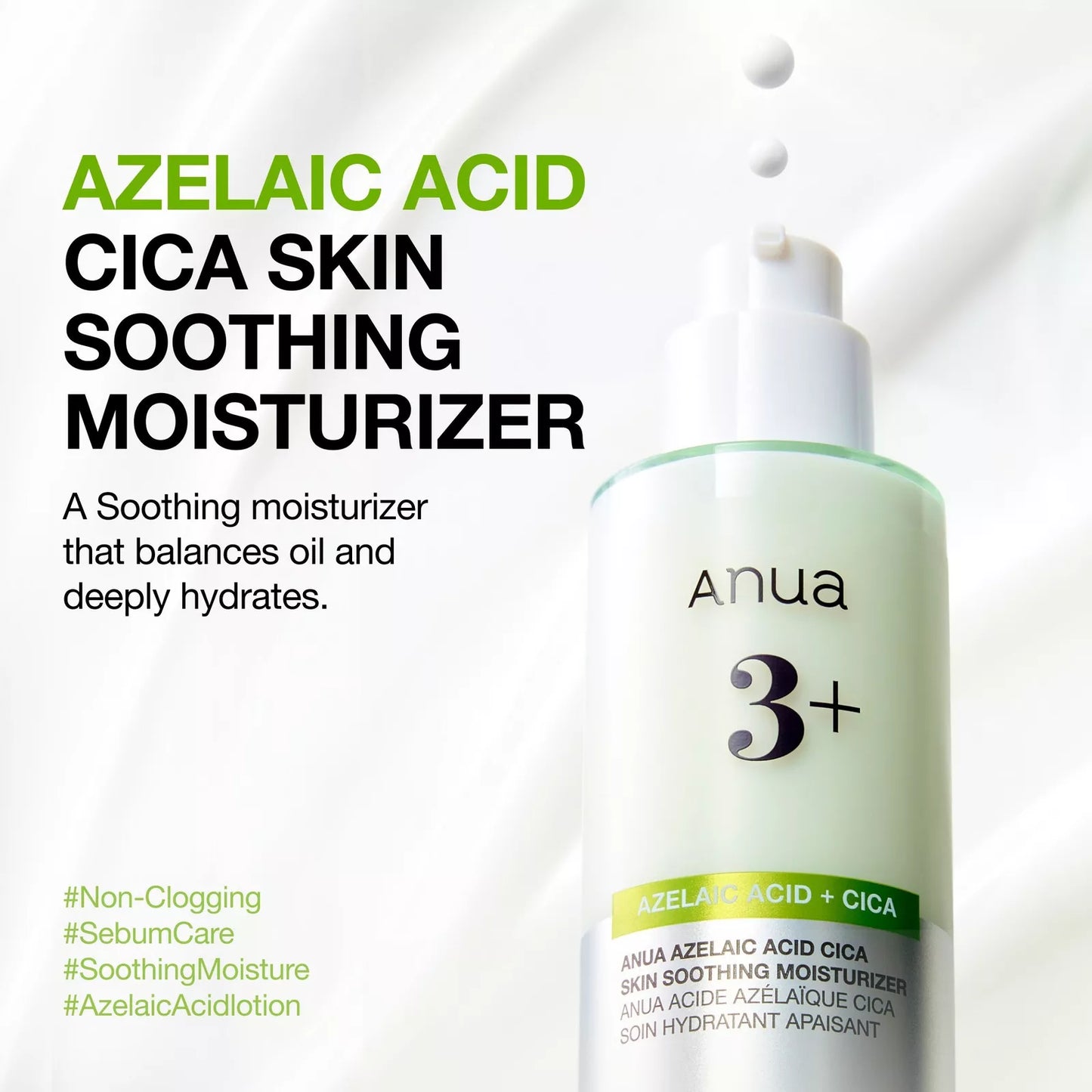 ANUA Azelaic Acid Cica Skin Soothing Moisturizer