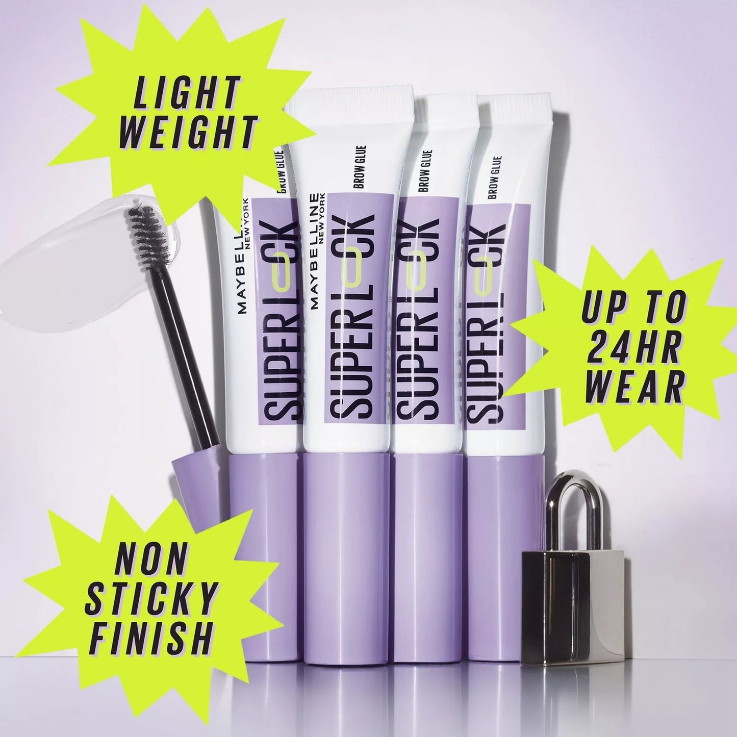 Maybelline Super Lock Brow Glue Waterproof Eyebrow Gel