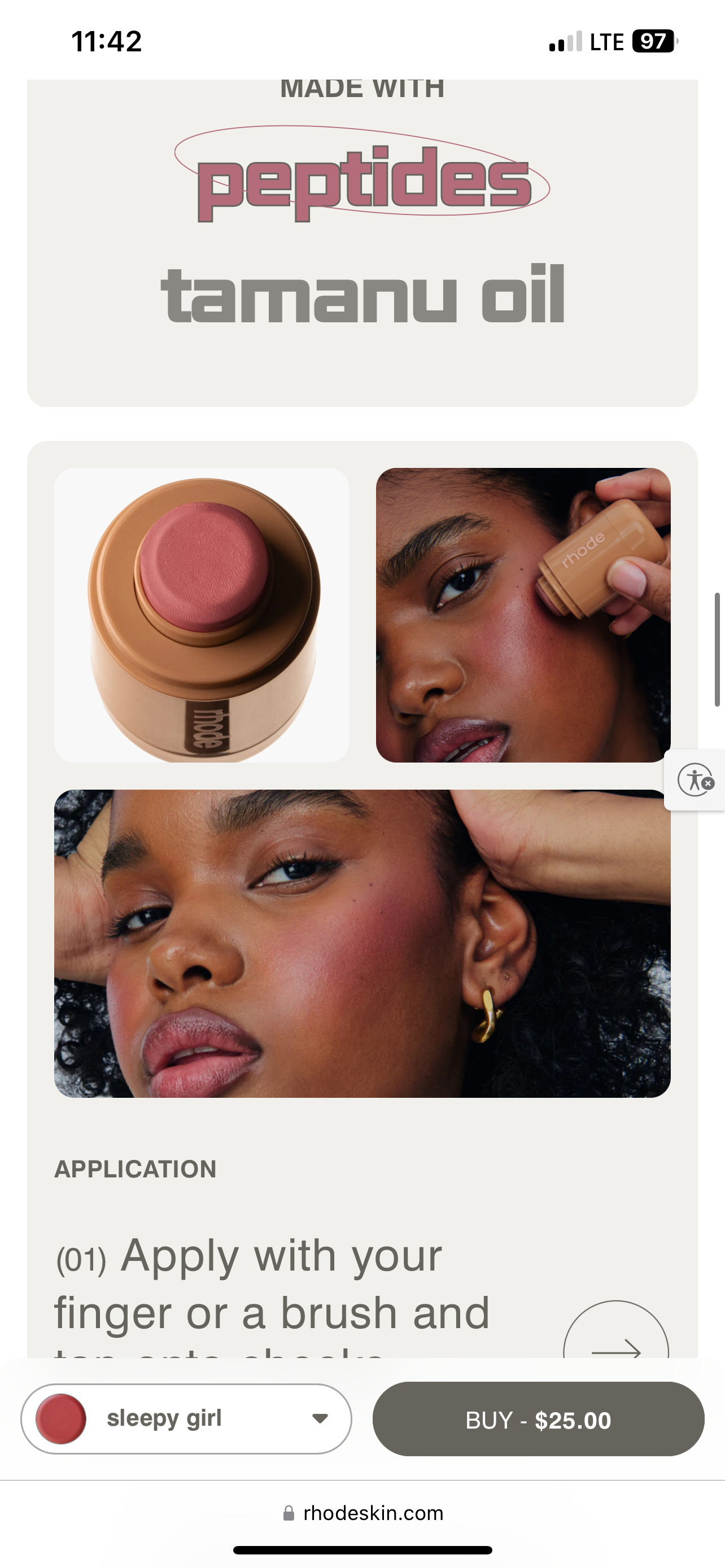 rhode pocket blush