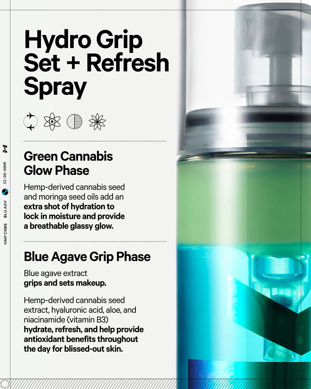 Milk Makeup Hydro Grip Hydrating Setting Spray
12-hour dewy setting spray 100ml