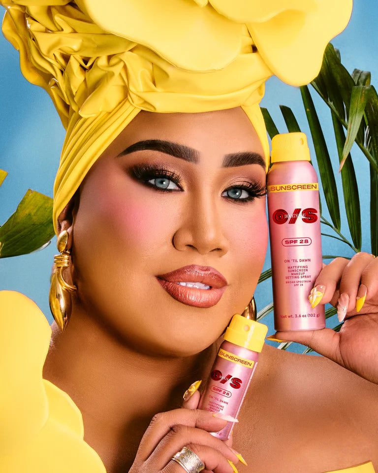 One size ON ‘TIL DAWN
MATTIFYING SUNSCREEN MAKEUP SETTING SPRAY SPF 28 FULL-SIZED