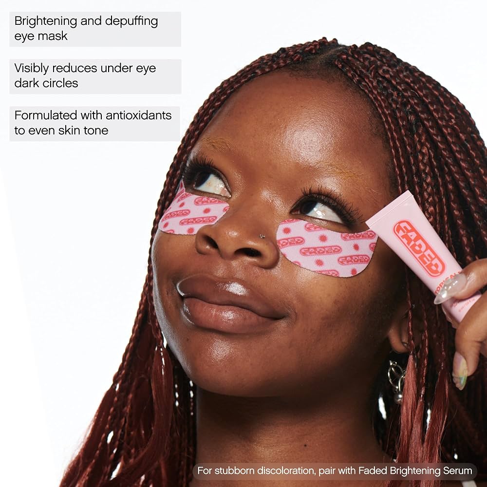 TOPICALS FADED UNDER EYE BRIGHTENING & CLEARING EYE MASK