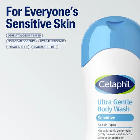 Cetaphil ultra sensitive body wash